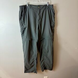 Columbia Men's Dark Gray Convertible Cargo Pants size XL